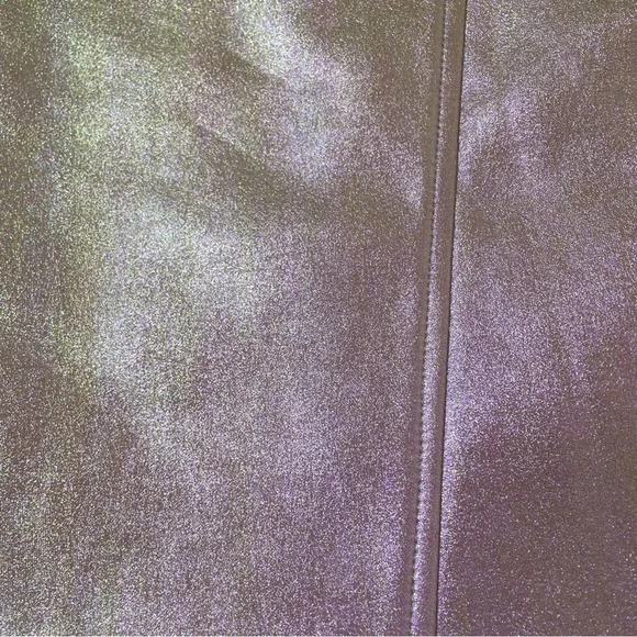 Nicholas Sofie Metallic Rose Wrap Style Lace Up Mini Skirt Size 4 - Picture 4 of 14